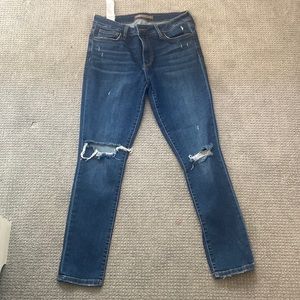 Joe’s distressed jeans